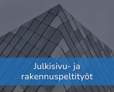 Julkisivu- ja rakennuspeltityöt