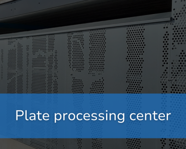 Plate processing center